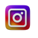 Instagram social media icon, clickable