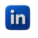 LinkedIn social media icon, clickable